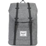 Herschel Retreat Backpack Laptop Rucksack Trekkingrucksack 10066 Raven Crosshatch/Black