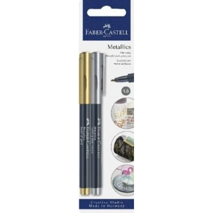 Faber-Castell 2 Metallic Marker – Bild 1