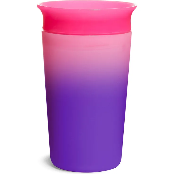 Munchkin 051869 Miracle 360° Farbwechsel-Schnabeltasse, 266 ml, rosa
