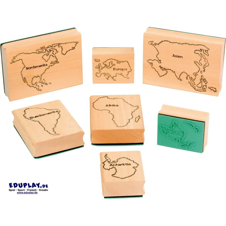 Eduplay Stempel Weltkarte