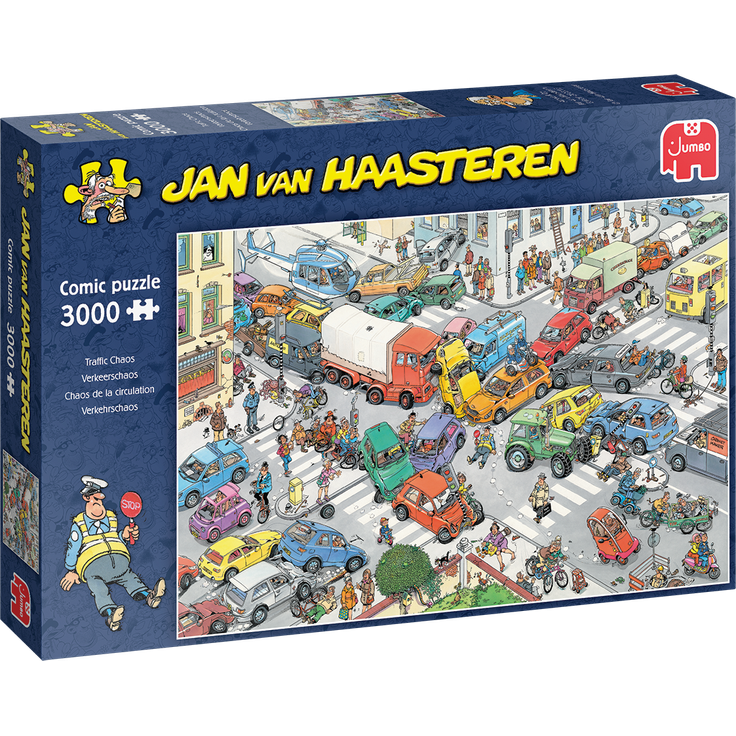 Jumbo Spiele 20074 Jan van Haasteren Verkehrschaos 3000 Teile Puzzle