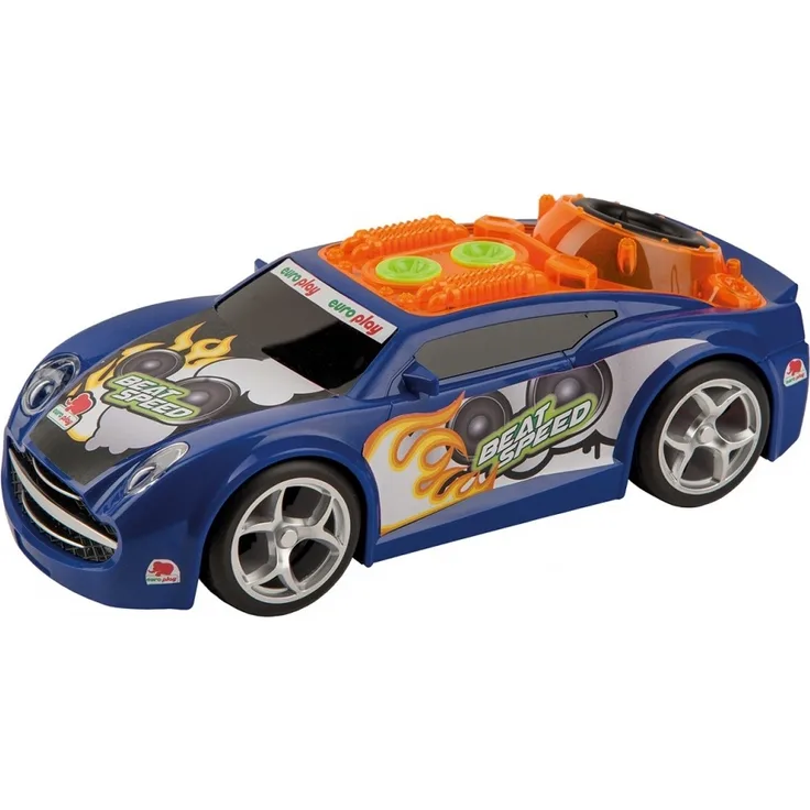 BeatSpeedrennwagenbeleuchtung und Sound 24 cm blau