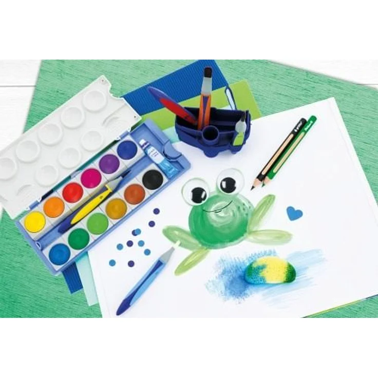 Pelikan Deckfarbkasten eco 735K, 12 Farben + Tube Deckweiß – Bild 10