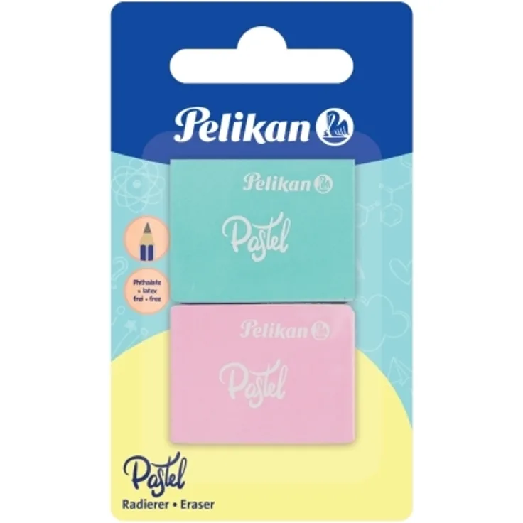 Pelikan 818100 Gummi Aqua-Farbe Pink Sichtverpackung 2 Stück(e)