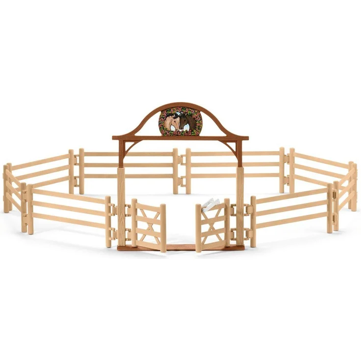 Schleich® Pferdekoppel mit Eingangstor - Preisvergleich – Bild 1