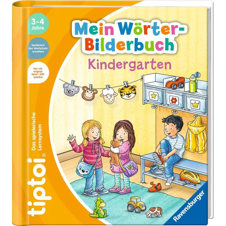 Ravensburger - tiptoi® Starter-Set: Stift und Wörter-Bilderbuch Kindergarten – Bild 4