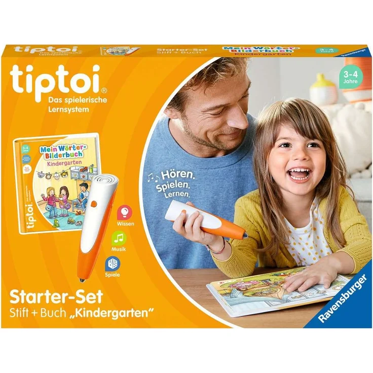 Ravensburger - tiptoi® Starter-Set: Stift und Wörter-Bilderbuch Kindergarten – Bild 1