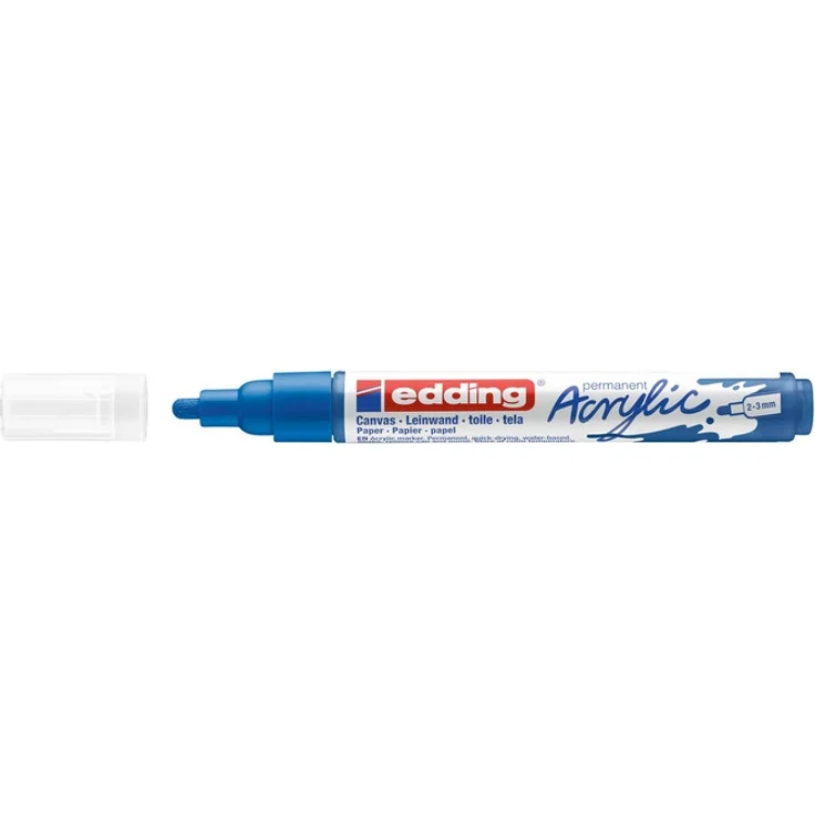 edding 5100 Acrylmarker medium enzianblau – Bild 1