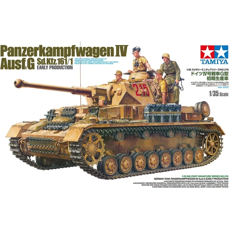 Tamiya 1:35 Dt. Pz. Kpfw. IV Ausf. G Frühe. Prod. 300035378 – Bild 2
