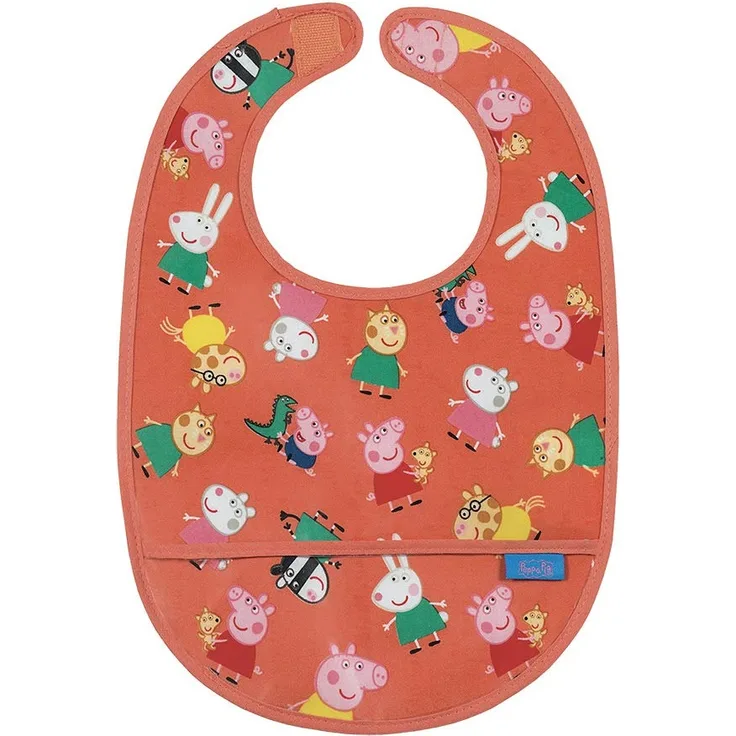Petit Jour Paris - Lätzchen rosa Peppa Pig - leicht zu reinigen - PI617K
