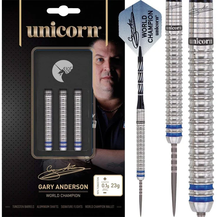 Unicorn Phase 3 World Champion Gary Anderson Steel Dart 23g – Bild 1
