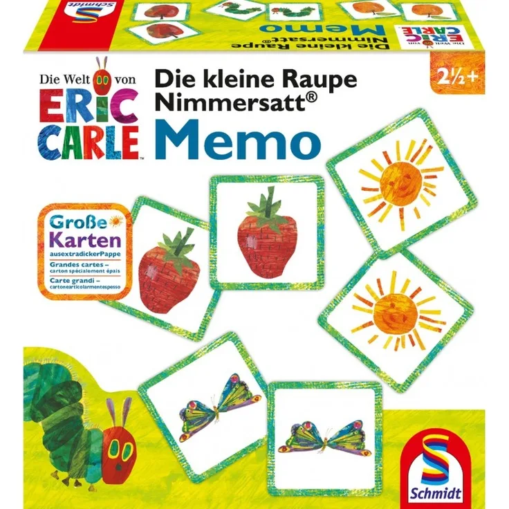 Schmidt Spiele - Die kleine Raupe Nimmersatt - Memo