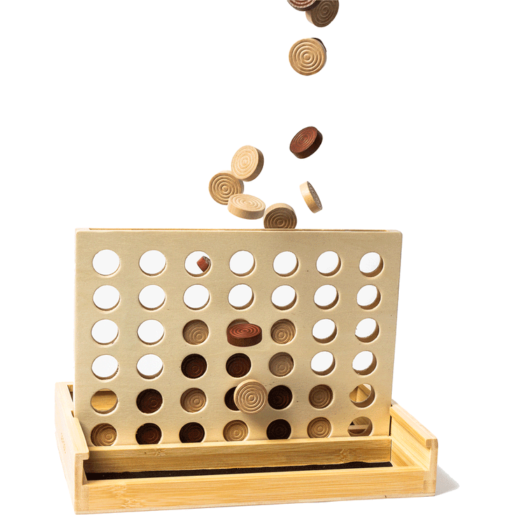 pandoo Spiel 4 Gewinnt Bambus