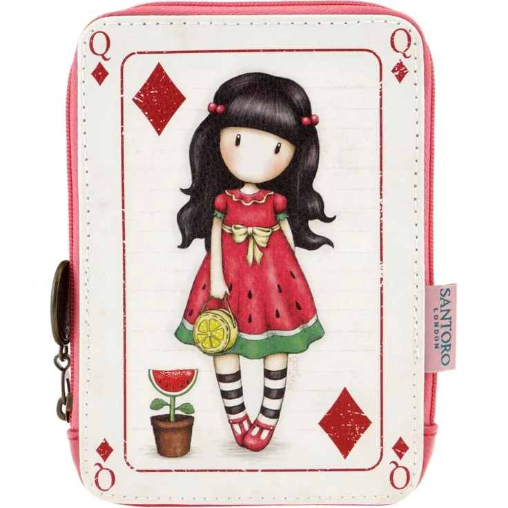 Geldbeutel Gorjuss Every summer has a story Rosa Weiß (11 x 14. 5 x 2 cm)