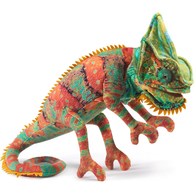 Folkmanis Handpuppe kleines Chamäleon - Small Chameleon 3153 -FM10