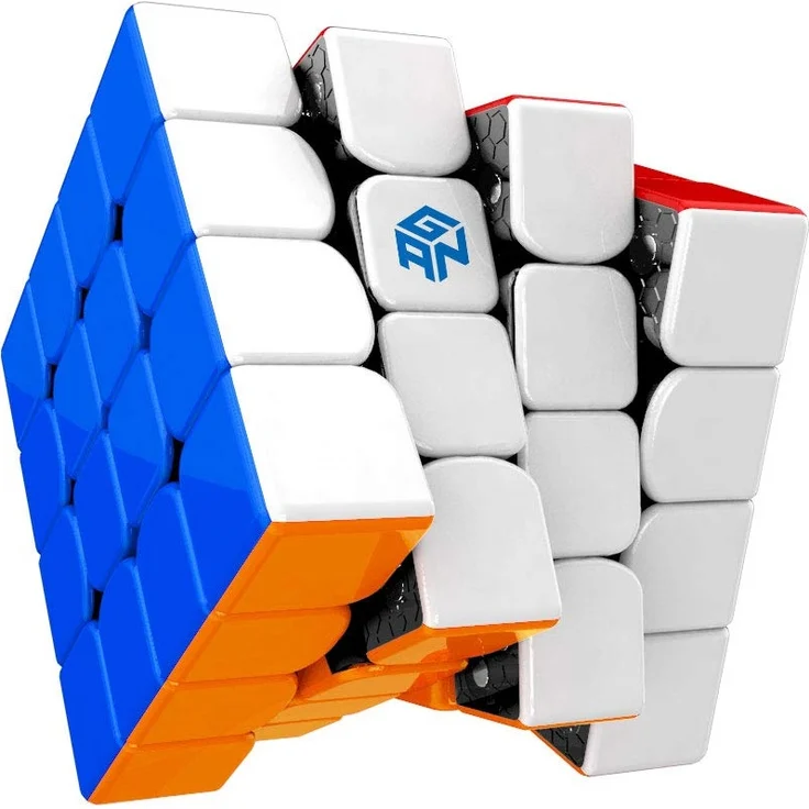 GAN 460 M Speedcube, 4x4 magnetischer Meister Würfel Gans 460M Puzzle Spielzeug(Stickerlos) – Bild 1