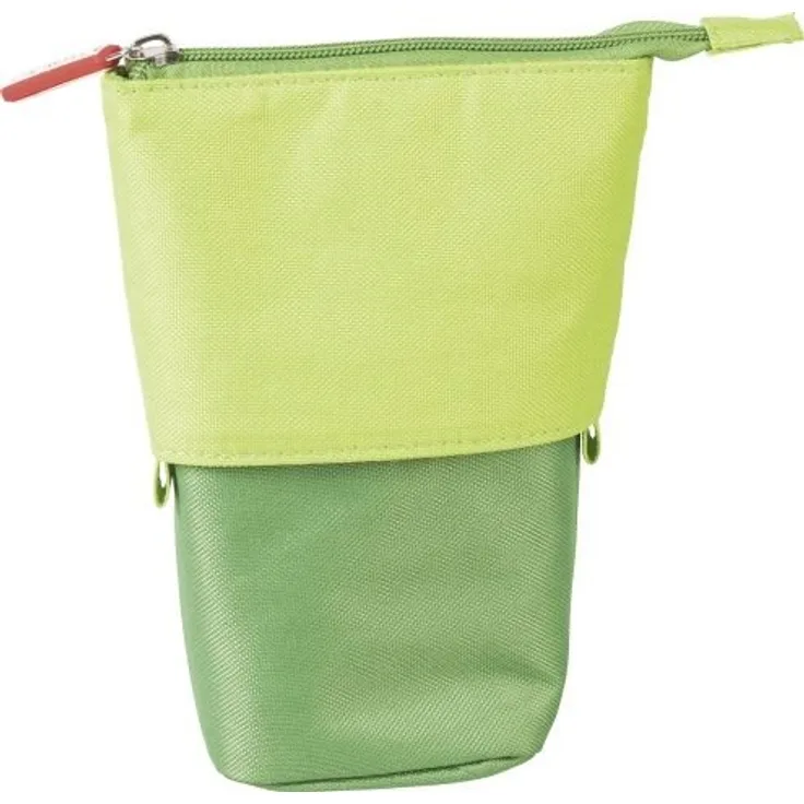 Brunnen 104903050 Etui und Stiftköcher 18 x 8 cm, Gestülpt 12 cm grün
