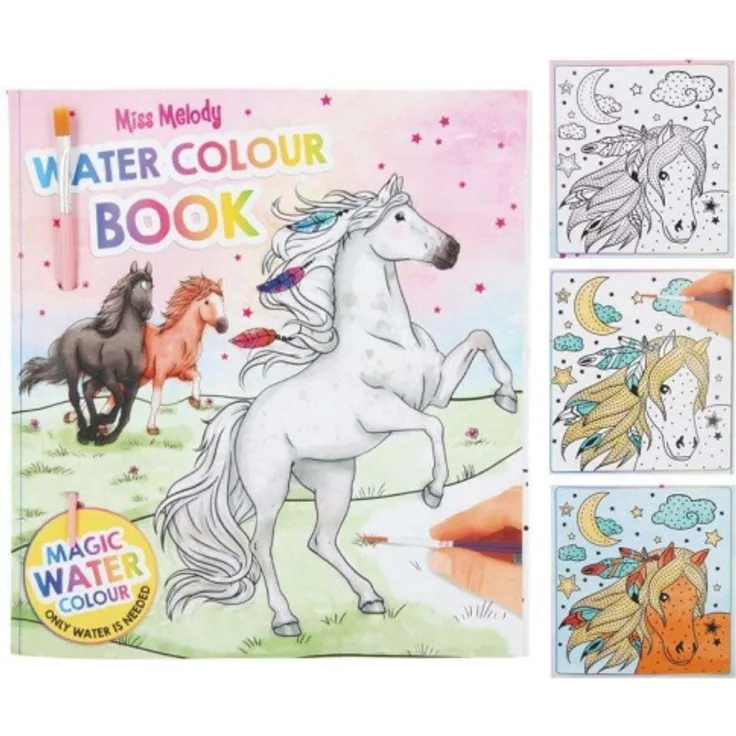 Miss Melody Water Colours Book || Depesche 11162