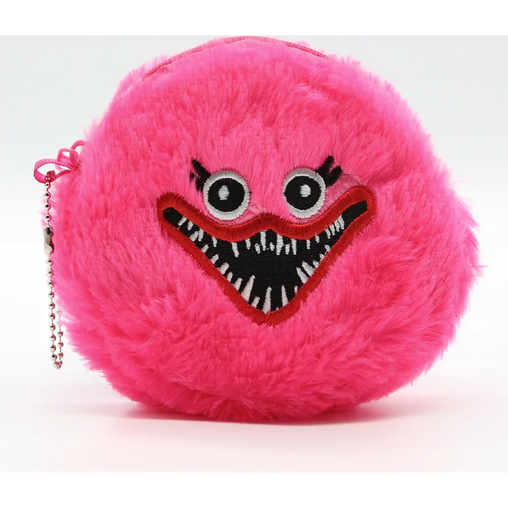 Huggy Wuggy Poppy Playtime Huggy Wuggy Portemonnaie Plüsch New Horror Game Hagiwagi Geldbörse für Kinder (pink) – Bild 1