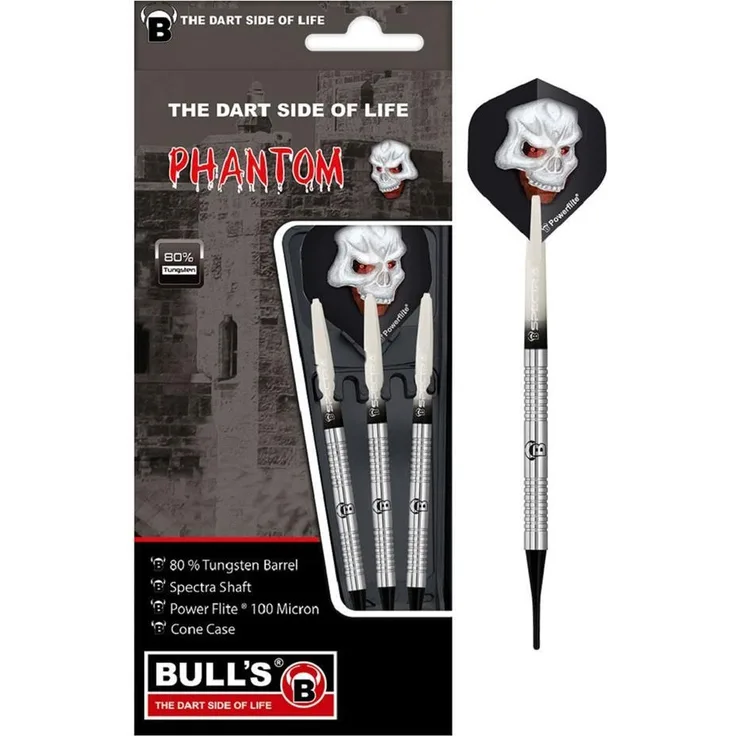 BULL'S Phantom PT2 Soft Dart, 20 Gr. / Inhalt 1 Stück