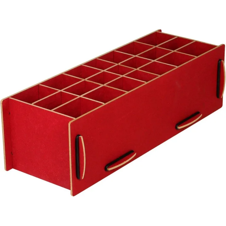 Werkhaus Stiftebox XL, dunkelrot, 515 g, SON2007-27