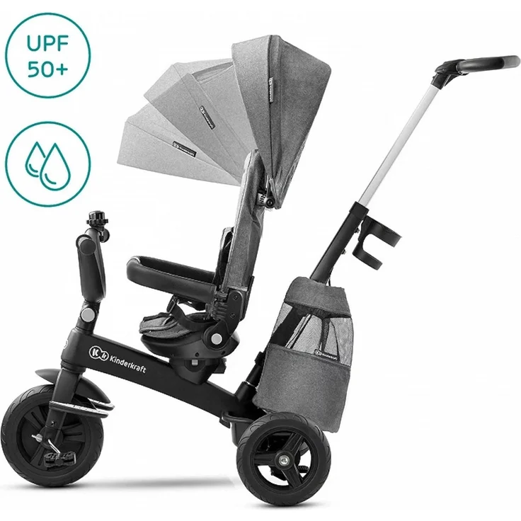 Kinderkraft Dreirad Easytwist - Platinum Grey – Bild 11