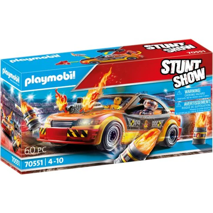 Playmobil Stuntshow 70551 'Stuntshow Crashcar', 60 Teile, ab 4 Jahren - Preisvergleich – Bild 1