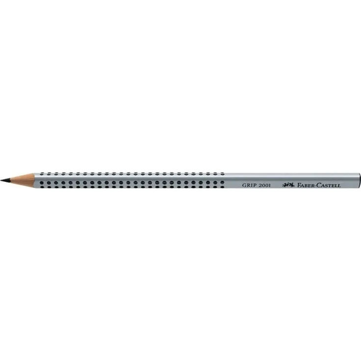 Faber Bleistift Grip 2001 B silber