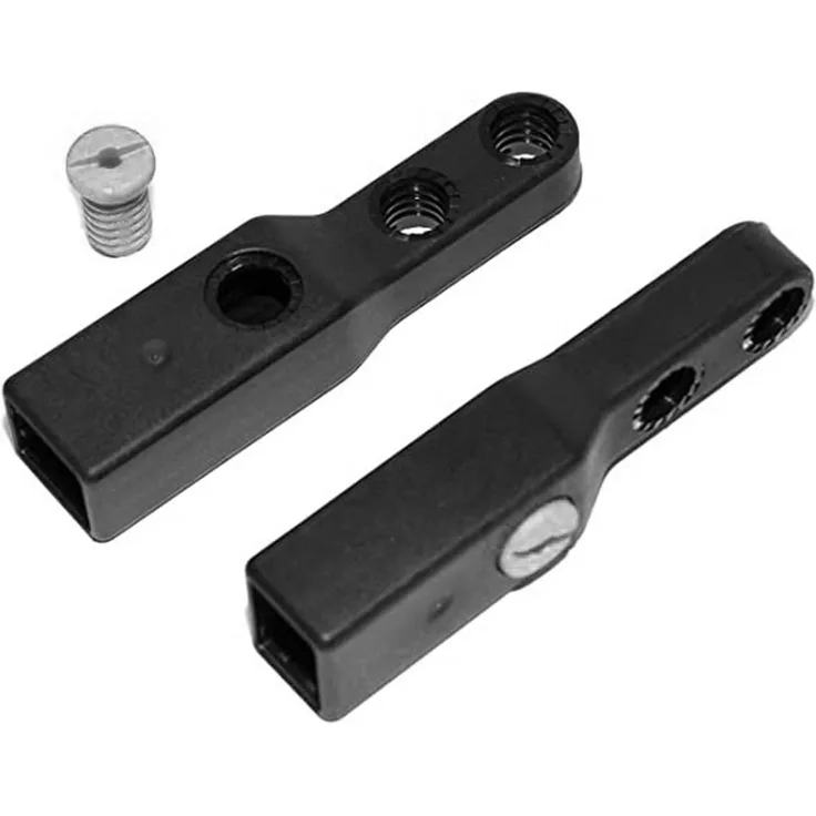 Lascal BuggyBoard Extender für Mini, Maxi und Maxi+, Buggy Verlängerungs-Kit, Kinderwagen Zubehör zur Abstands-Anpassung, Kinderbuggy Board Erweiterung für bequemes Fahren, schwarz