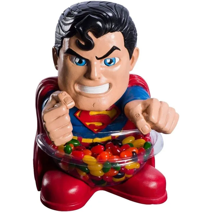 Rubies 38216 - Superman Small Candy Bowl Holder - DC - Halbstatue + Halbschale