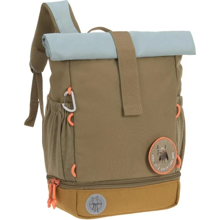 Lässig Kindergartenrucksack Rolltop - Nature, Nature olive – Bild 1