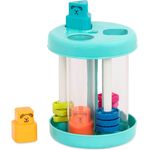 Battat Babyspielzeug Motorikspielzeug mit Formen Steckspiel und Geräuschen – Activity Center Baby, Lernspielzeug – Spielzeug ab 18 Monate