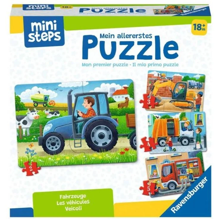 ministeps Kinderpuzzle Mein allererstes Puzzle Fahrzeuge – Bild 2