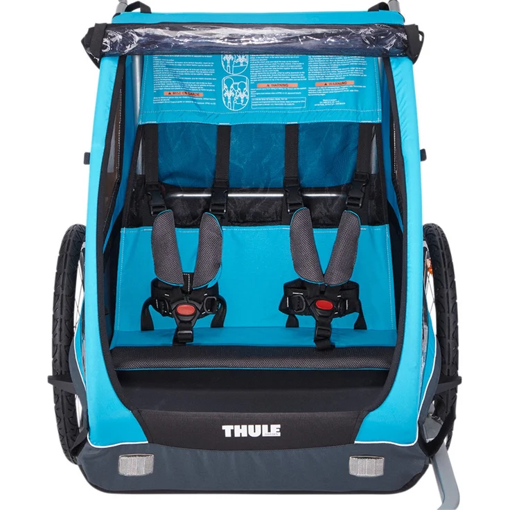 Thule 'Coaster XT' Fahrradanhänger 2018, Blau, 2-Sitzer – Bild 4