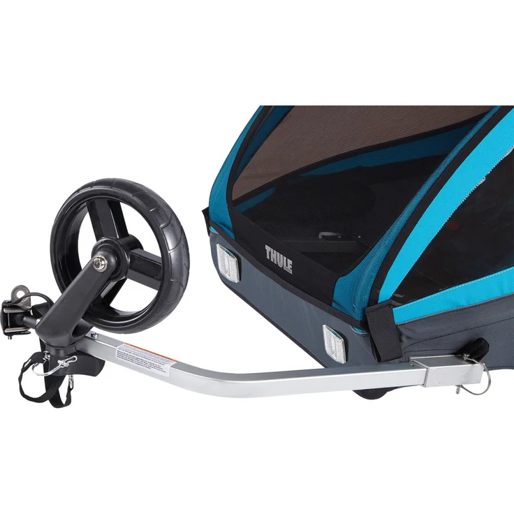 Thule 'Coaster XT' Fahrradanhänger 2018, Blau, 2-Sitzer – Bild 6