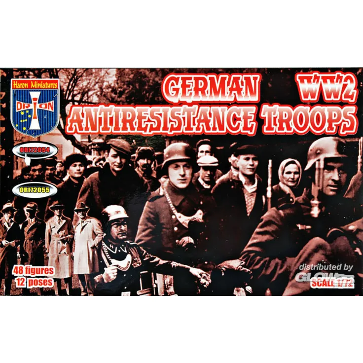 Orion ORI72054 German antiresistance troops. WW2
