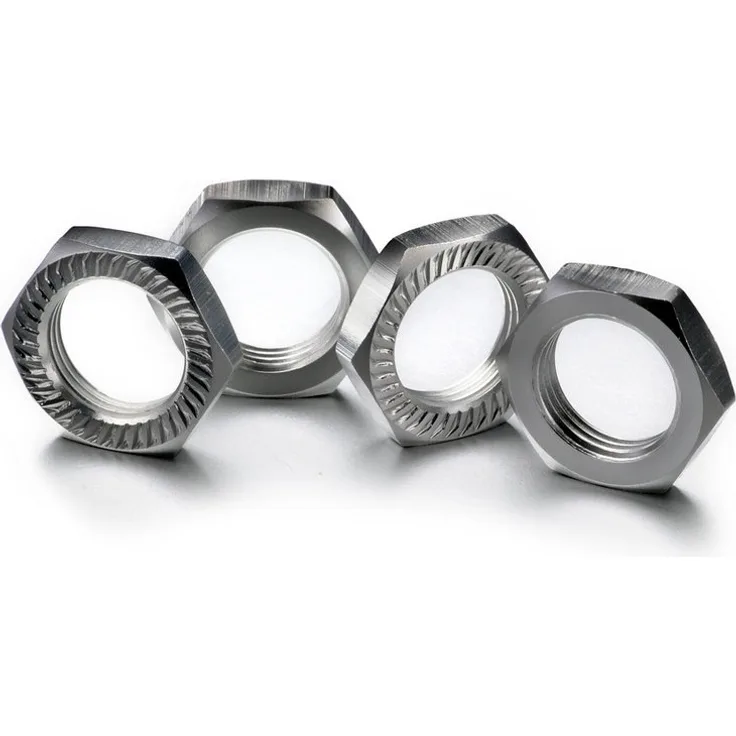 Radmutter selbstsichernd 17mm silber (4 St.)