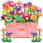 Fivejoy Blumengarten Spielzeug Für Mädchen, DIY Bouquet Set Mit Rosa Box Draußen & Drinnen Spielzeug Geschenk Für 3-6 Jährige Mädchen, Kunst Blumenarrangement Spielzeug - Preisvergleich