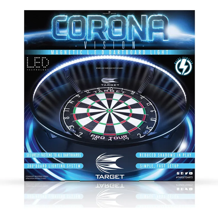 Target 'Corona Vision' LED Dartboard Lighting System