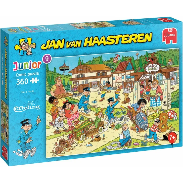 Jumbo 20080 Jan van Haasteren Junior 9 Efteling Max & Moritz 360 Teile Puzzle