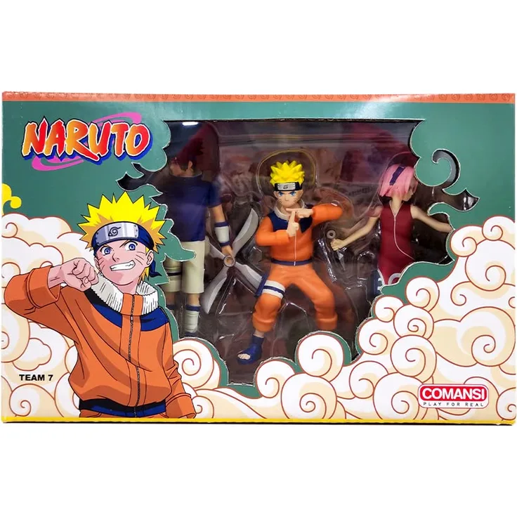 Naruto Comansi Set Kollektion (3 Figuren, Sasuke und Sakura)