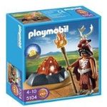 PLAYMOBIL - Feuerhüter mit LED-Feuerfels 5104