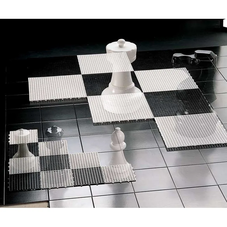 rolly toys® Freilandspielfeld Schach & Dame, 124 x 124 cm