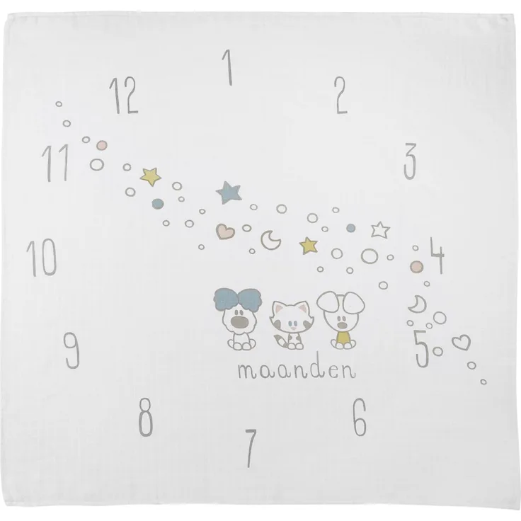 Meyco Wusel-und-Pip-Swaddle Meilenstein