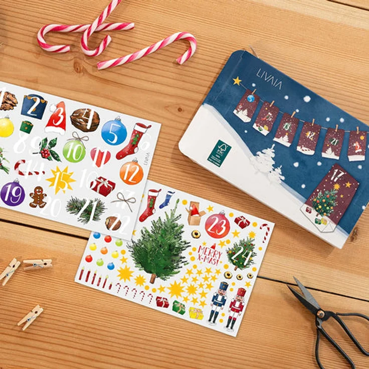 Adventskalender Zum Befüllen Schöner 2022 Adventskalender Zum Selbstbefüllen – Bild 2