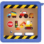 Aufkleber Schutzfolie kompatibel mit Toniebox – Baustelle – Passgenaue Folie als Zubehör & Schutz für Tonie Box – Klebefolie als Cover für Jungen & Mädchen – Sticker als Dekofolie