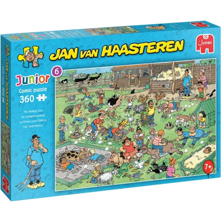 puzzlespiel Jan van Haasteren Streichelzoo 360 Teile