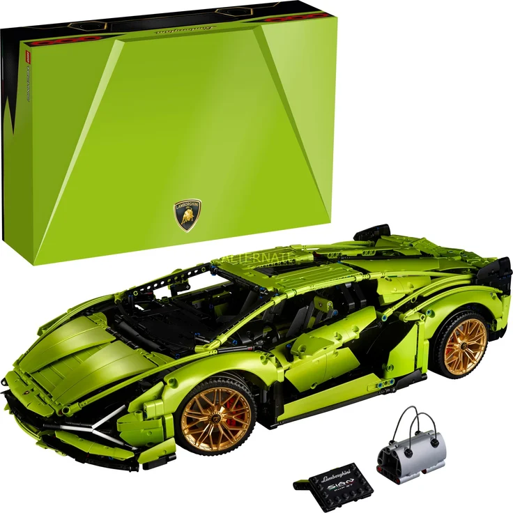 LEGO Technic 42115 'Lamborghini Sián FKP 37', 3696 Teile, ab 18 Jahren, originalgetreues Modell – Bild 3