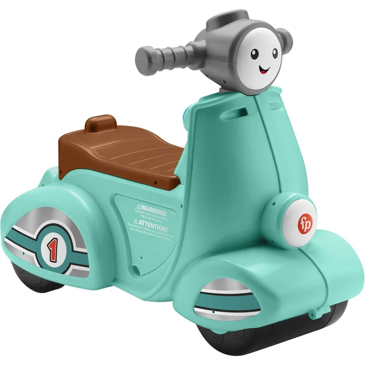 Fisher-Price HMV76 - Roller Aufsitzspielzeug für Kleinkinder mit Smart-Stages-Lerninhalt für Rollenspiele, mehrsprachige Version, Lernspielzeug, Babyspielzeg ab 12 Monaten – Bild 1