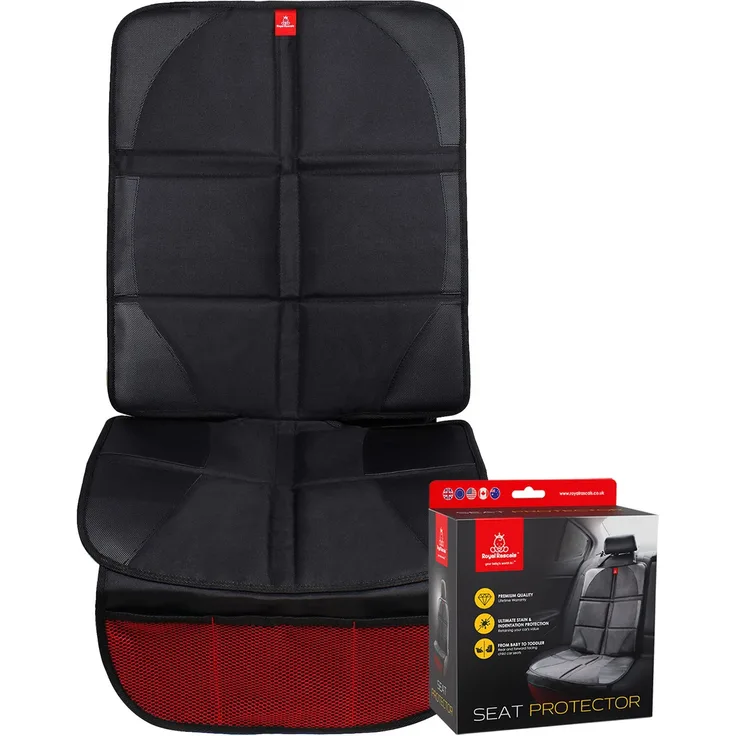 ROYAL RASCALS Autositzschutz / Beschützt die Polster mit gepolsterter Auflage / Fächeraufteilung / Universalgröße / Isofix / Strapazierbarer Fleckenschutz / PREMIUM PRODUKT